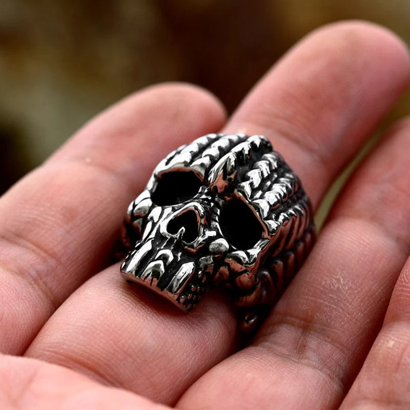 Punk-Skelett-Ring für Herren