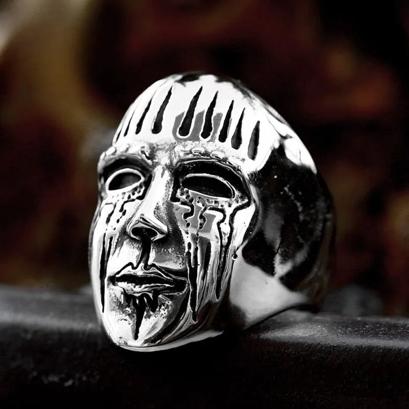Punk-Gesichtsmaskenring für Herren