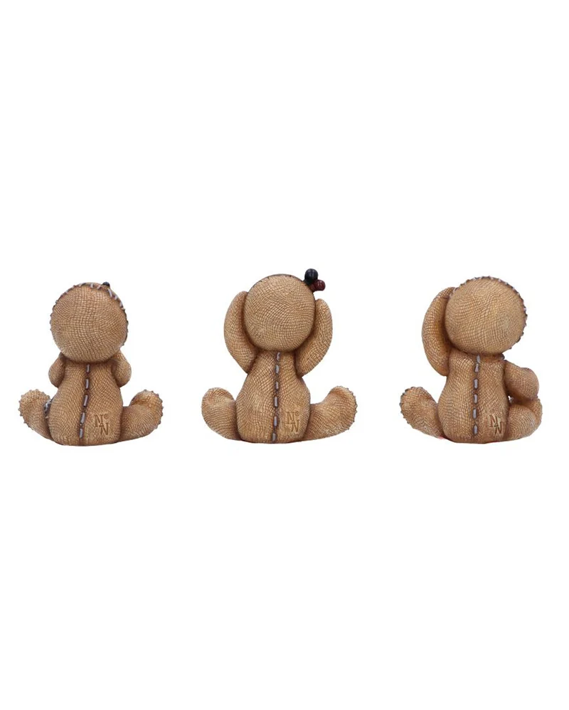 Drei Weise Voodoo Puppen