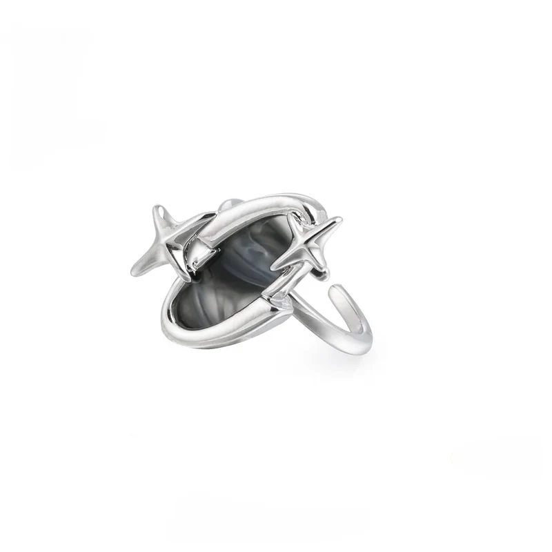 Offener Punk-Planet-Ring für Damen