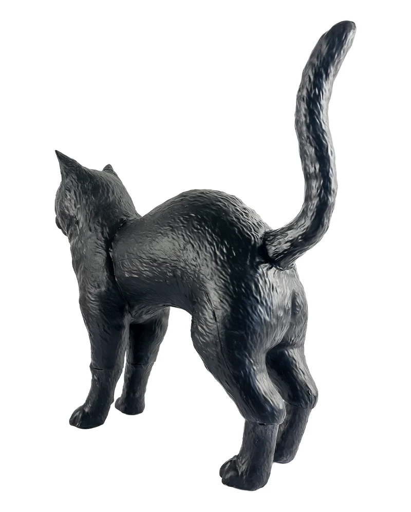 Rufus Hexenkatze mit Leuchtaugen 39cm