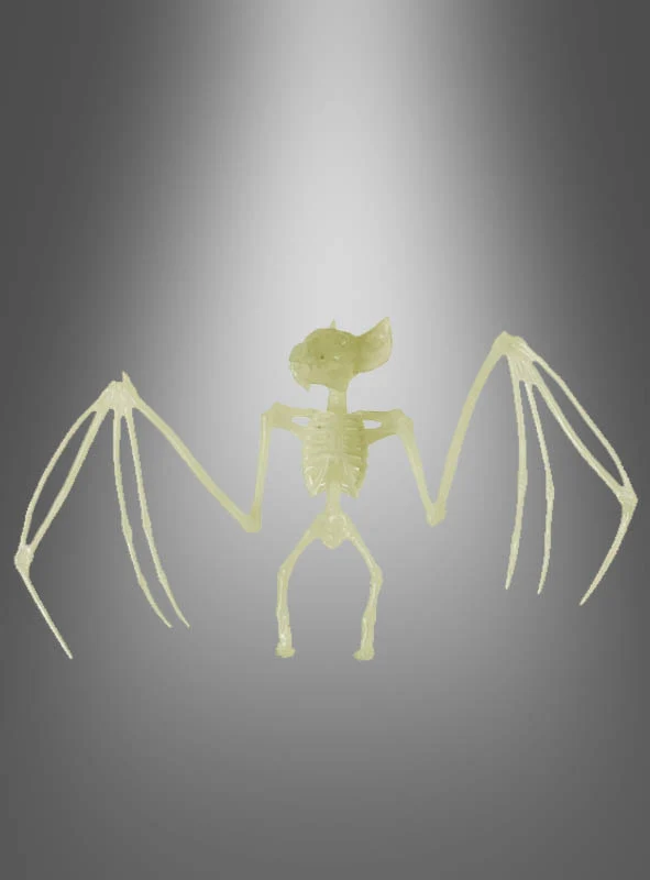 Skeletttiere Halloween nachtleuchtend