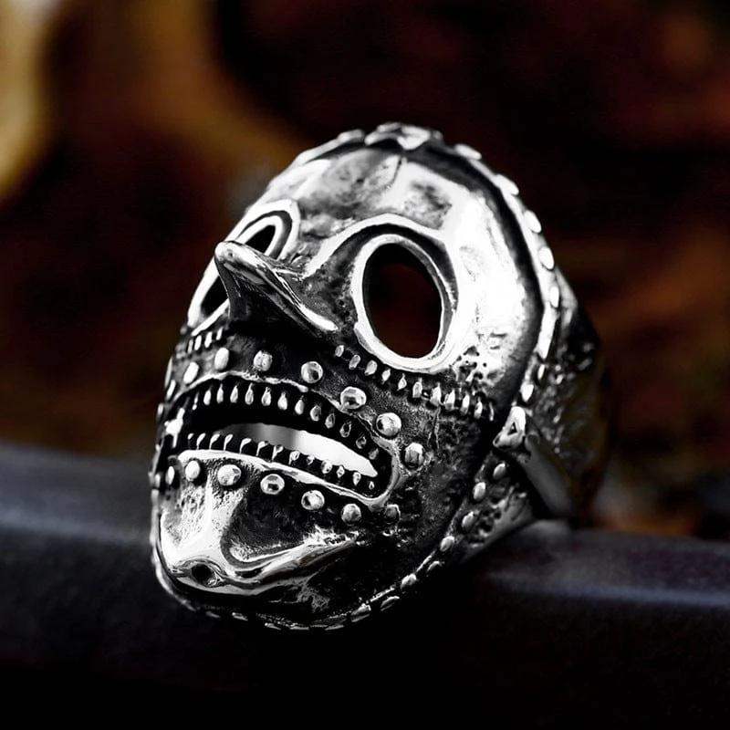 Punk-Skelett-Maskenring für Herren