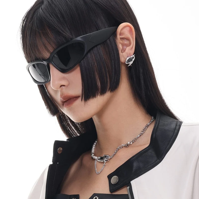 Damen Punk Planet Perlenkette