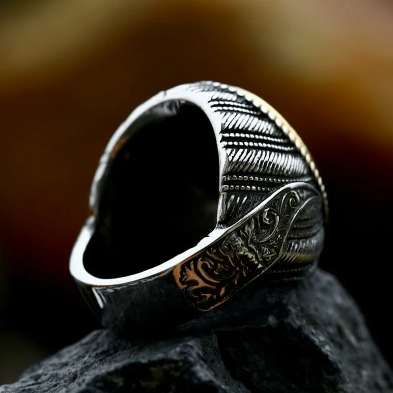 Punk-Totem-Ring für Herren