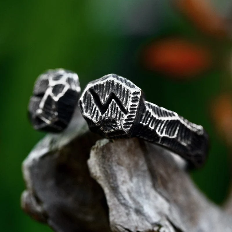 Offener Punk-Vintage-Ring für Herren
