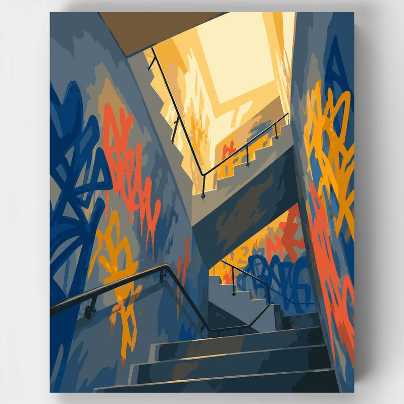 Stairwell Tags - Paint by Numbers Kit