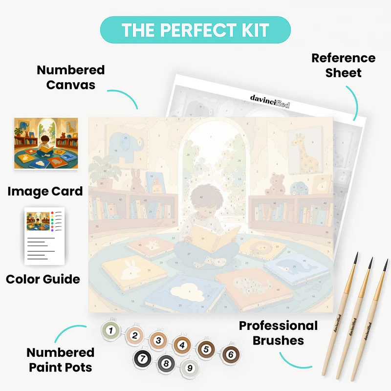Young Reader's Library - Paint by Numbers Kit