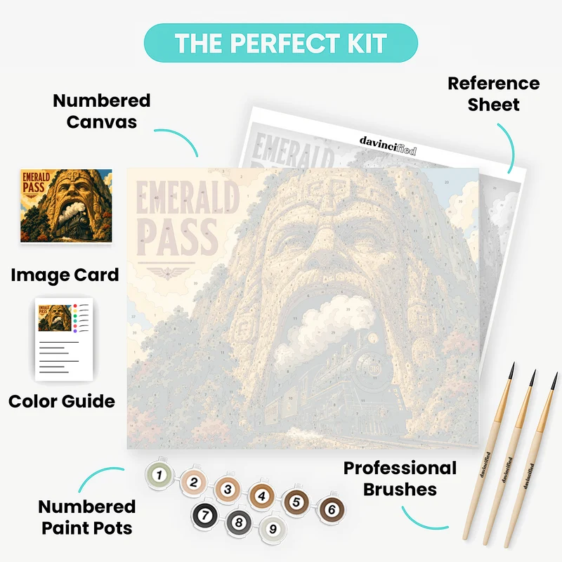 Stone God Tunnel - Paint by Numbers Kit