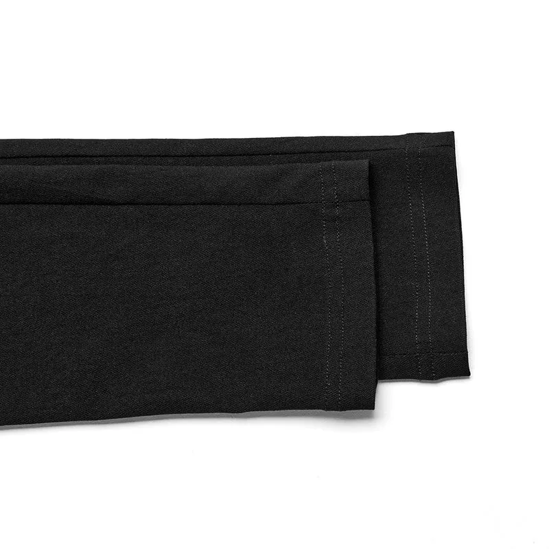 Punk-Mesh-Leggings mit Riemchen und Nieten für Damen