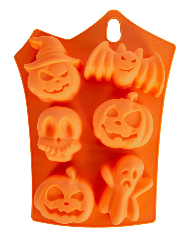 Halloween Back & Eiswürfelform mit 6 Motiven