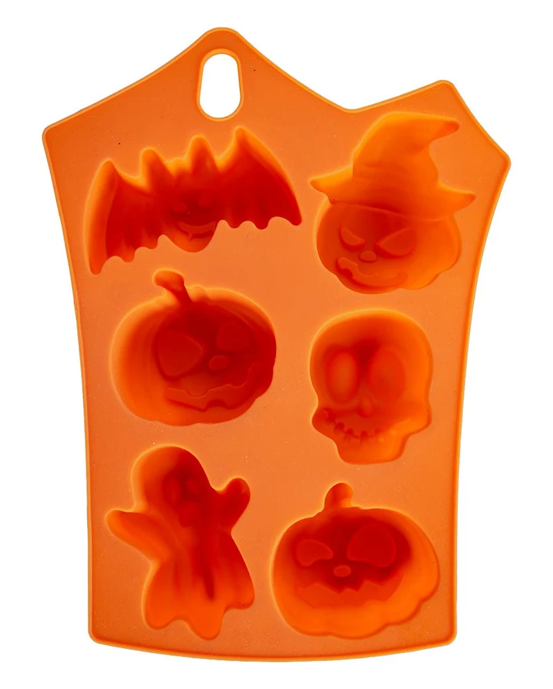Halloween Back & Eiswürfelform mit 6 Motiven