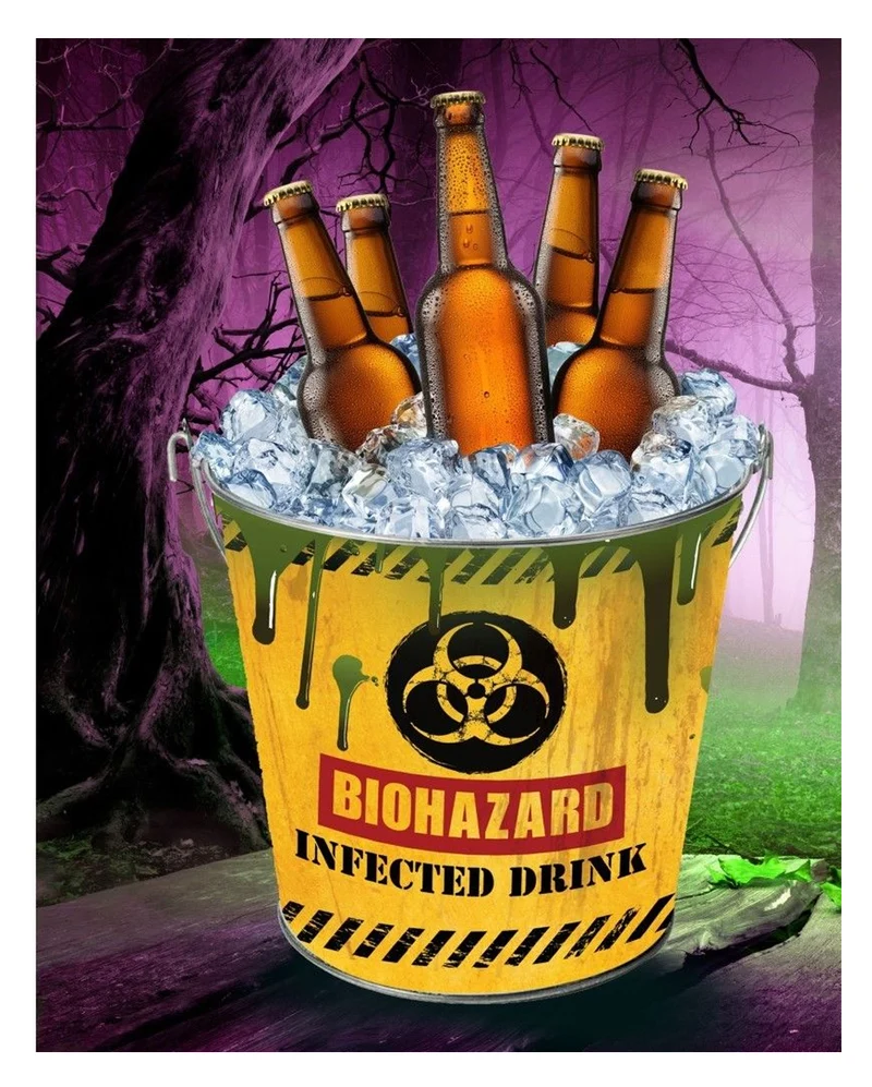 Biohazard Metall Eimer