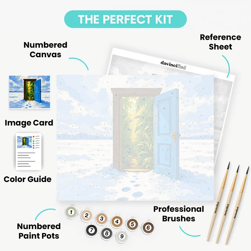 Portal to Jungle - Paint by Numbers Kit