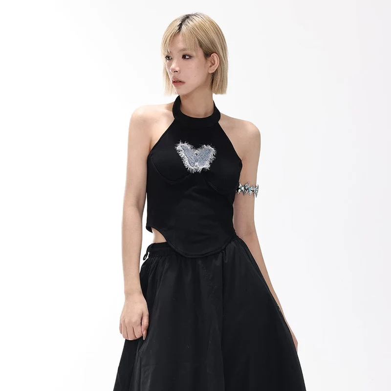Damen-Armband mit mehreren Schmetterlingen im Grunge-Stil