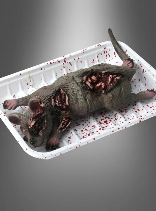 Blutige Zombie Tiere Halloween Tischdeko