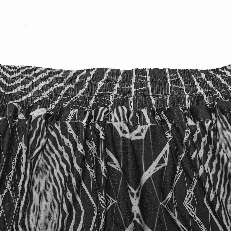 Schlaffe Hose mit Punk-Halo-Print für Herren