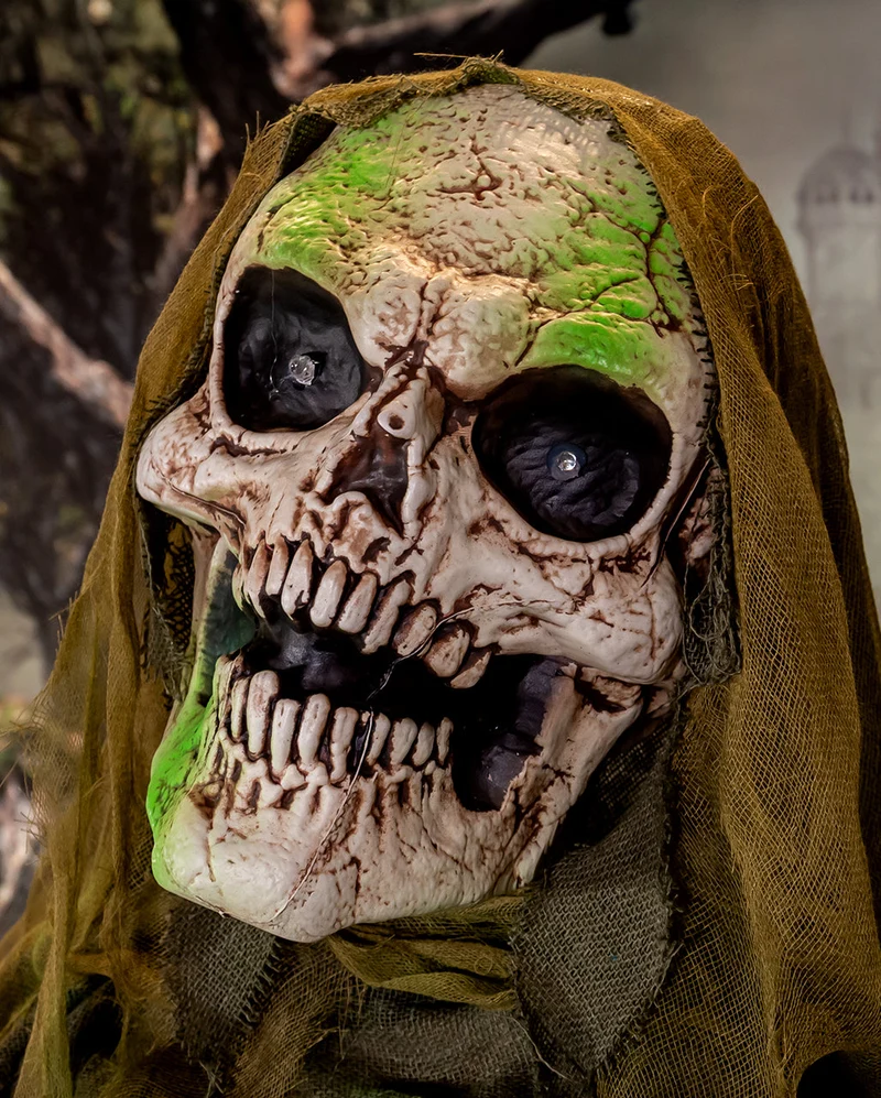 Verrotteter Skelett Zombie Halloween Animatronic 163cm