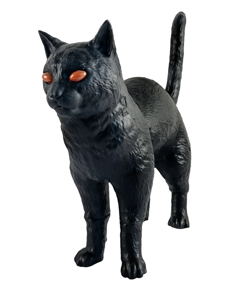 Rufus Hexenkatze mit LED Augen 39cm