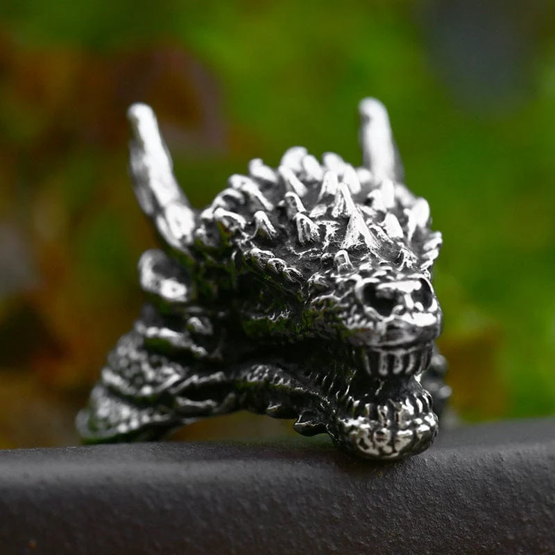 Punk-Drachenring für Herren