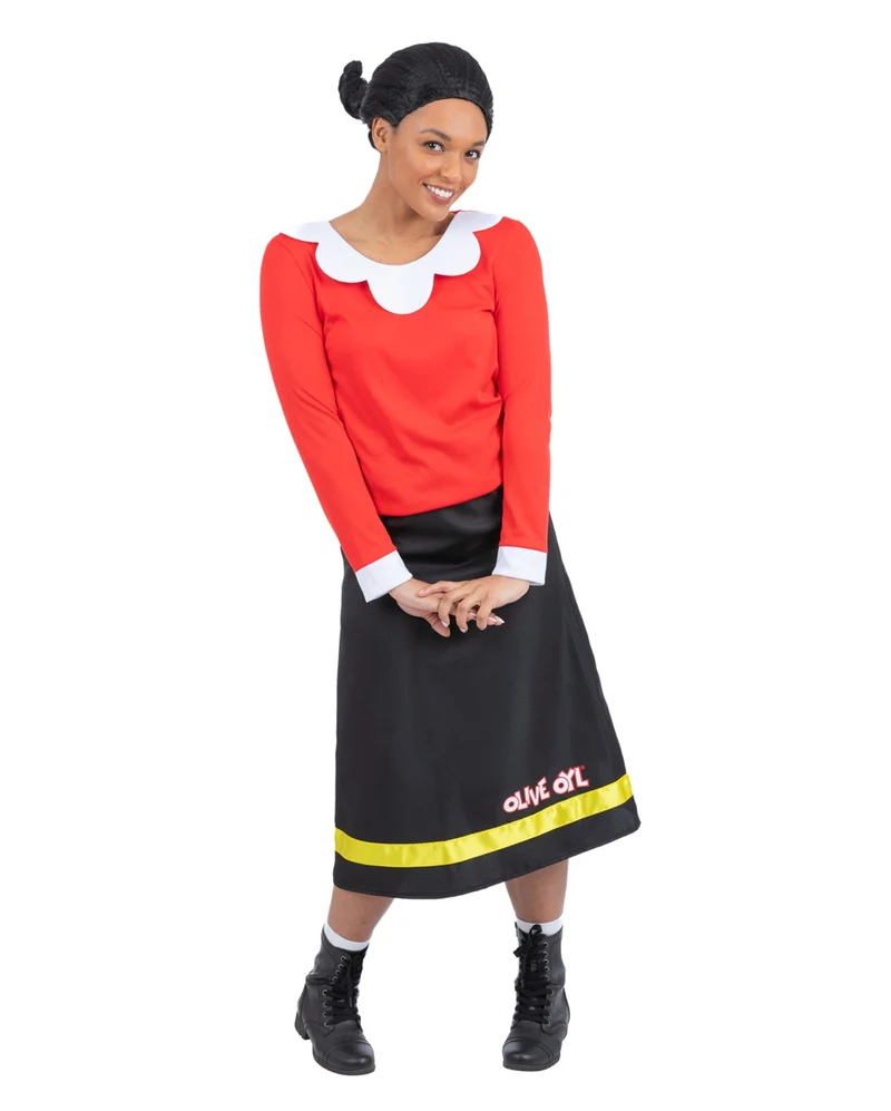 Popeye Olivia Oyl Damen Kostüm
