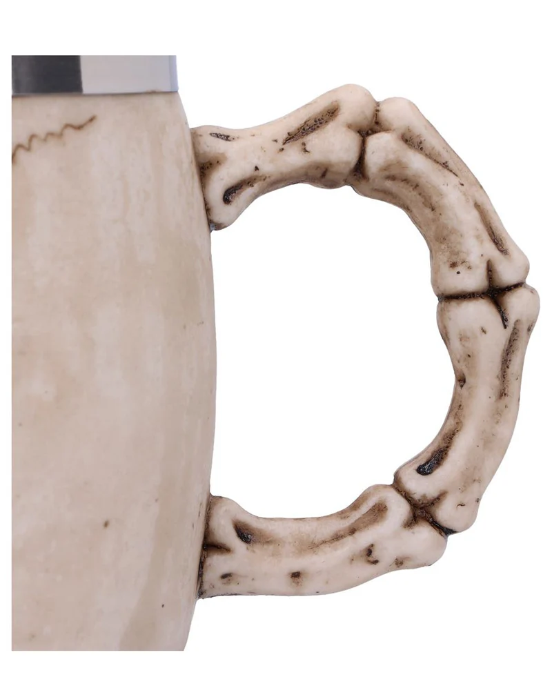 Antiker Totenkopf Krug 16cm