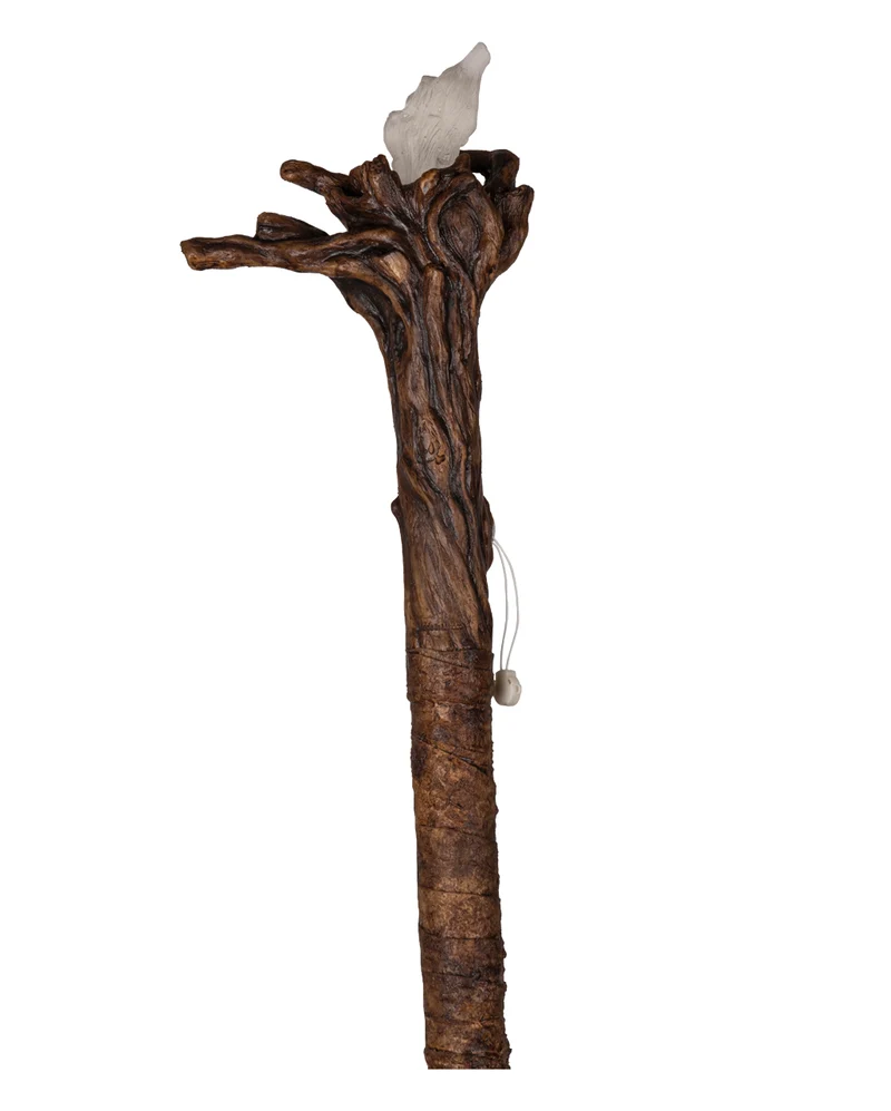 Zauberer Stab mit leuchtendem Kristall 170cm