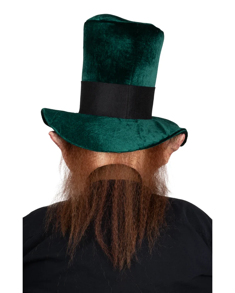 Evil Leprechaun Maske mit Haaren & Bart