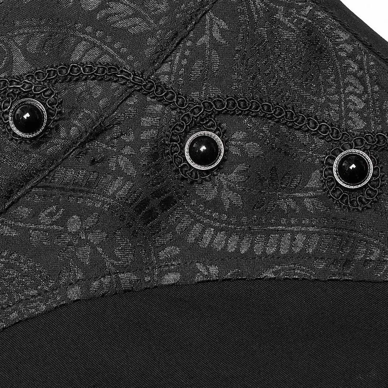 Gothic Anzughose mit Front-Reißverschluss für Herren