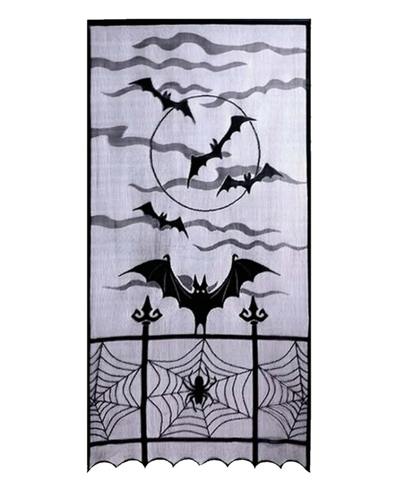 Gothic Fledermaus Fensterdeko 102x213cm