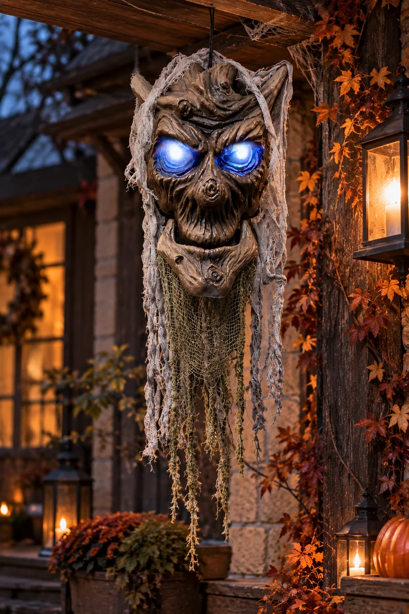Sprechender Baumgeist animiert Halloween 85cm