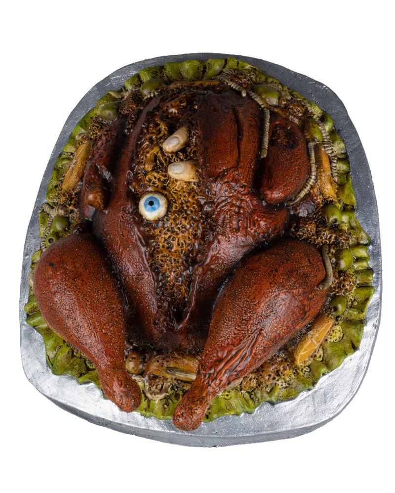 Ekliger Truthahn Braten mit Body Parts