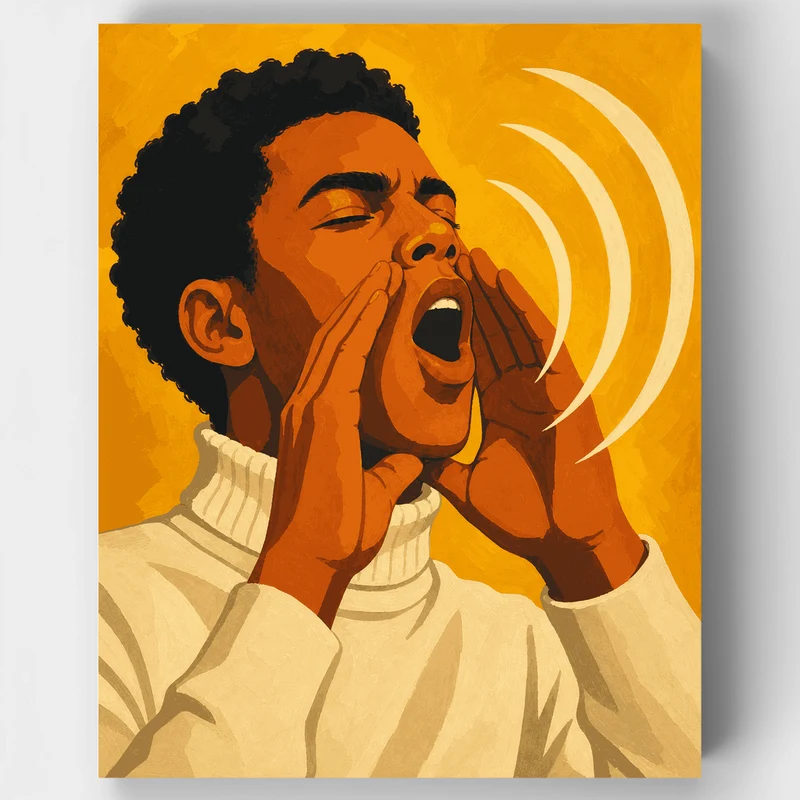 Shouting Out Loud - Paint by Numbers Kit