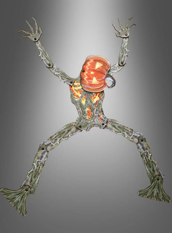 Verstellbares Kürbis Monster Wanddeko 100cm