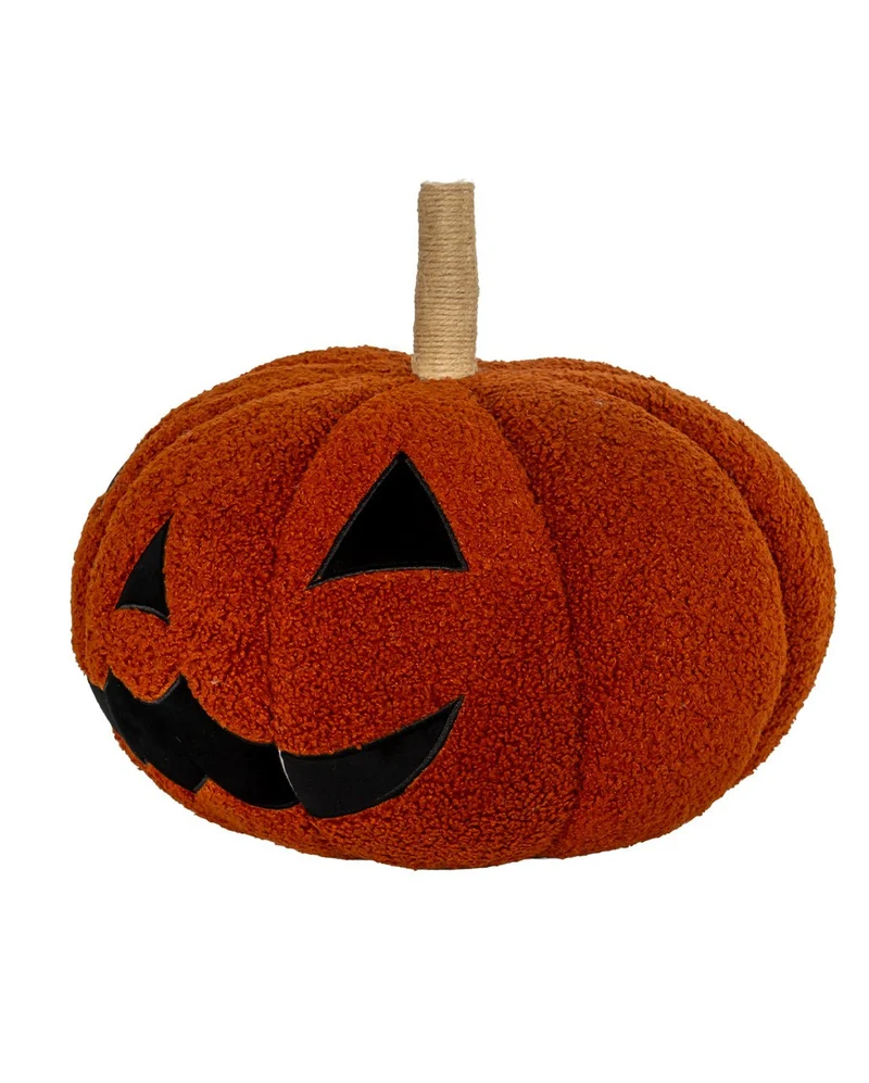 Halloween Kürbis Dekokissen Ø 34cm