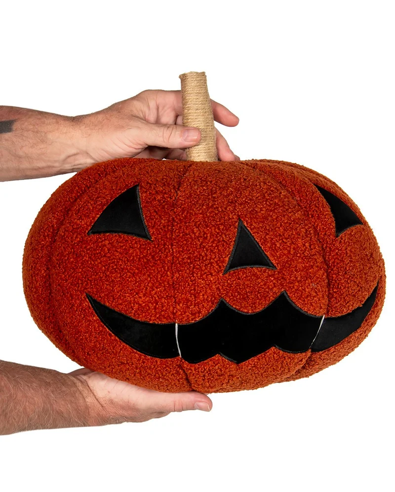Halloween Kürbis Dekokissen Ø 34cm