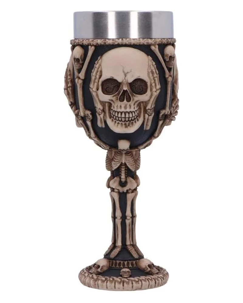 Three Wise Skeleton Kelch 20cm