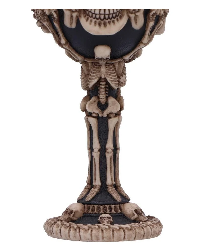 Three Wise Skeleton Kelch 20cm
