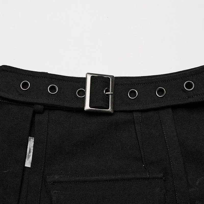 Unregelmäßiger, geraffter, geteilter Punk-Rock für Damen