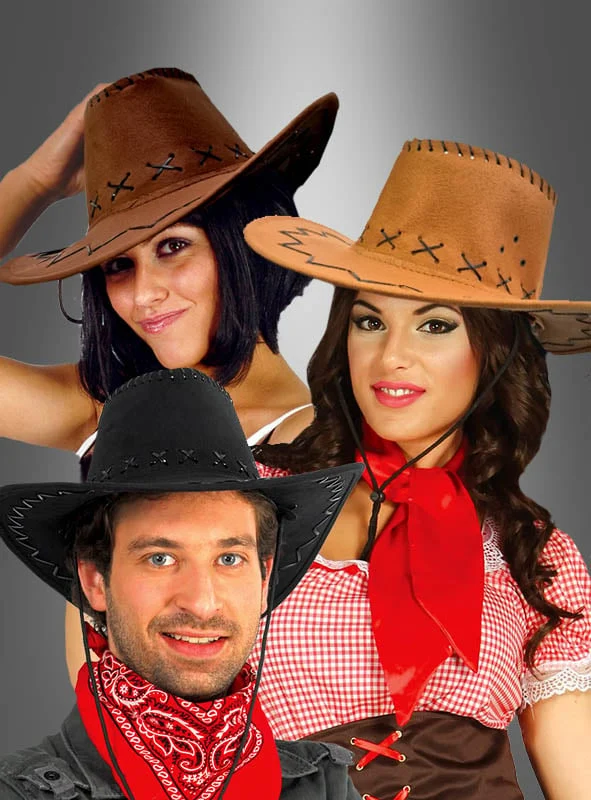 Cowboy Hut für Damen und Herren