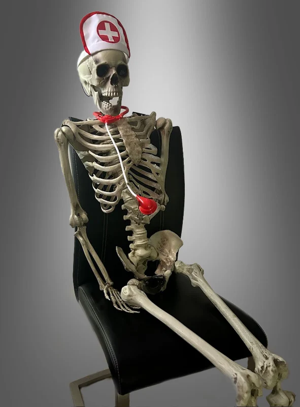 Lebensgroßer Skelett Mensch 160cm verstellbar