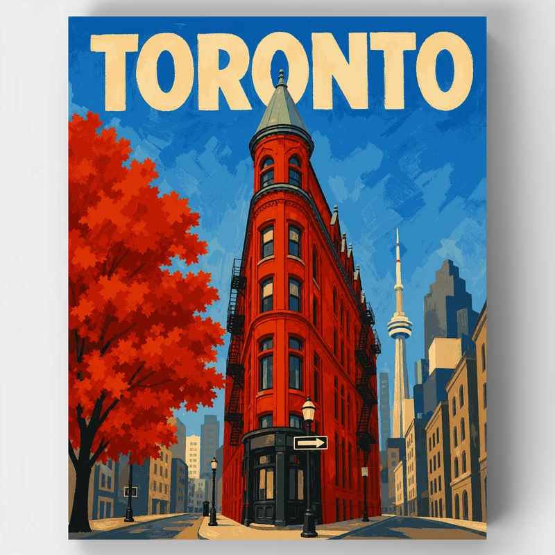 Toronto Flatiron - Paint by Numbers Kit