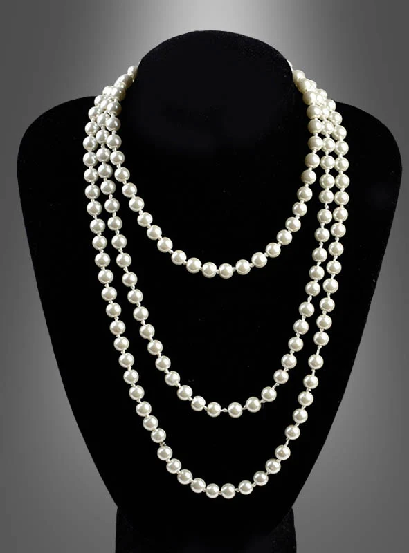 Deluxe Perlenkette Modeschmuck