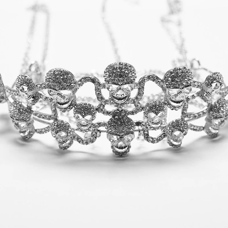 Gothic-Schädelkrone für Damen