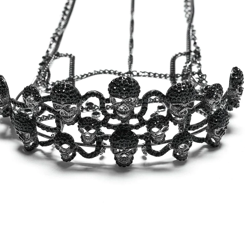 Gothic-Schädelkrone für Damen