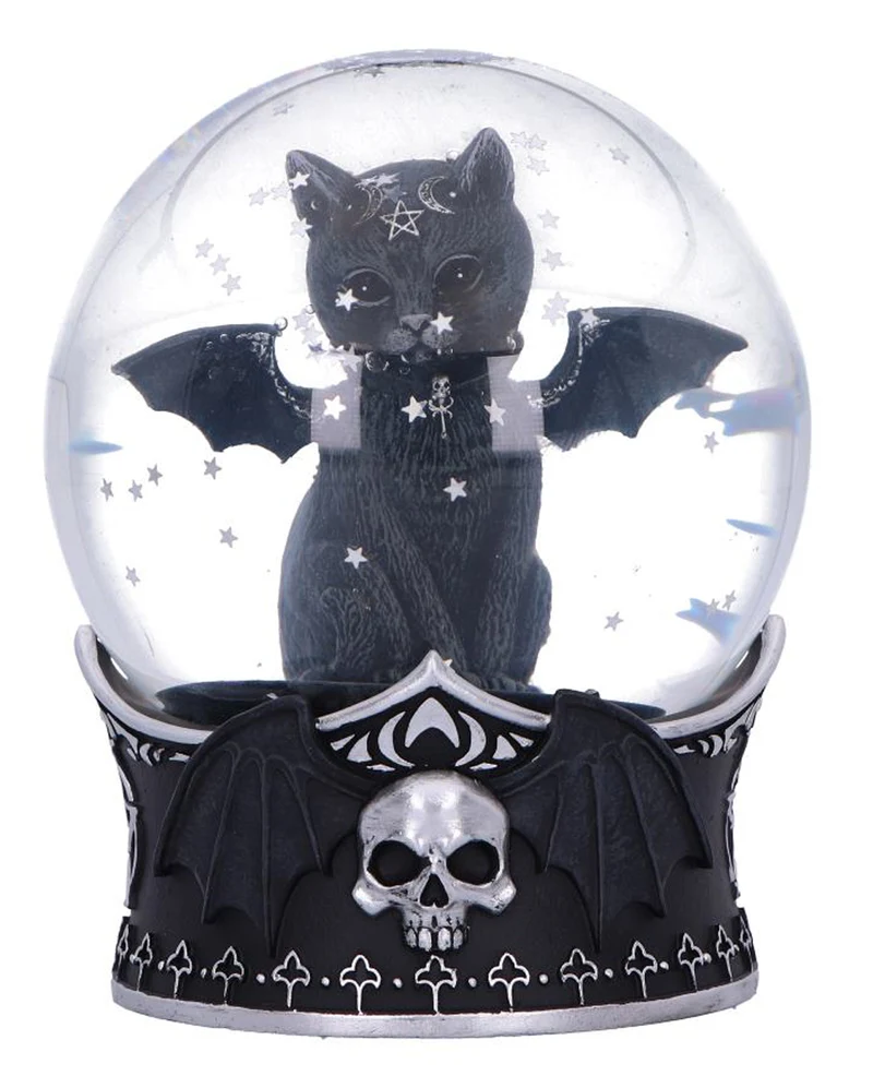 Gothic-Schneekugel Malpuss 13cm