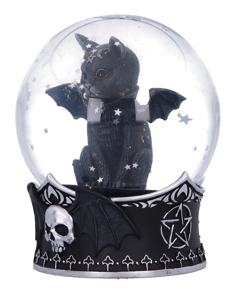 Gothic-Schneekugel Malpuss 13cm