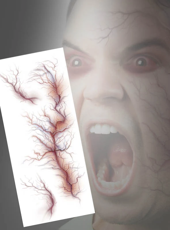 Blutgefäße Tattoos Horror Adern Halloween