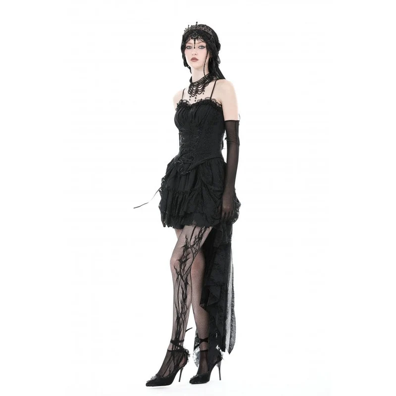 Damen Gothic Schnür-Splice-Überbrustkorsett