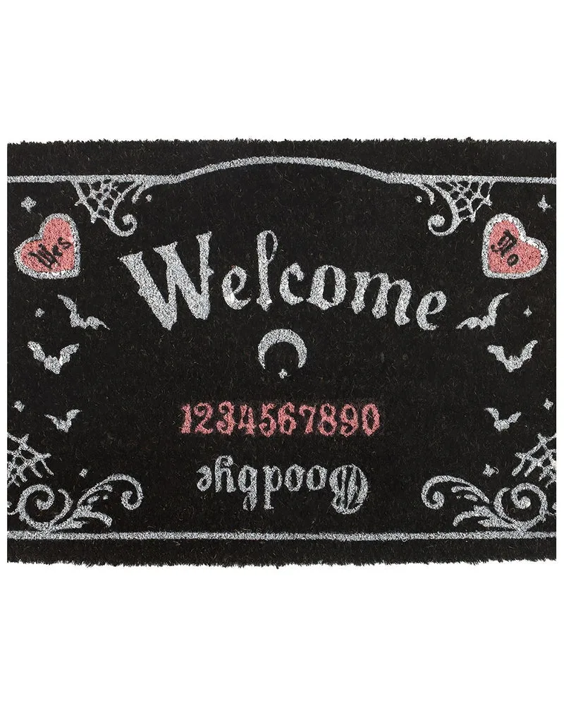 Schwarz-Pinke Ouija Board Türmatte 60x40cm